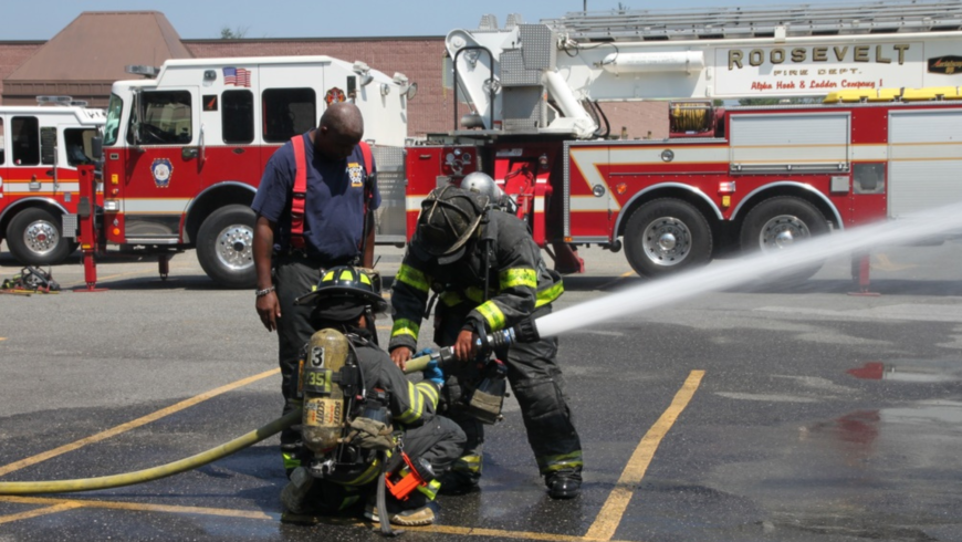 The Training of Roosevelt Firefighters
