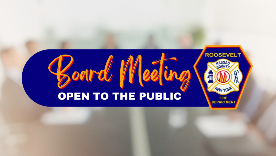 Notice: April 2024 General Board Meeting